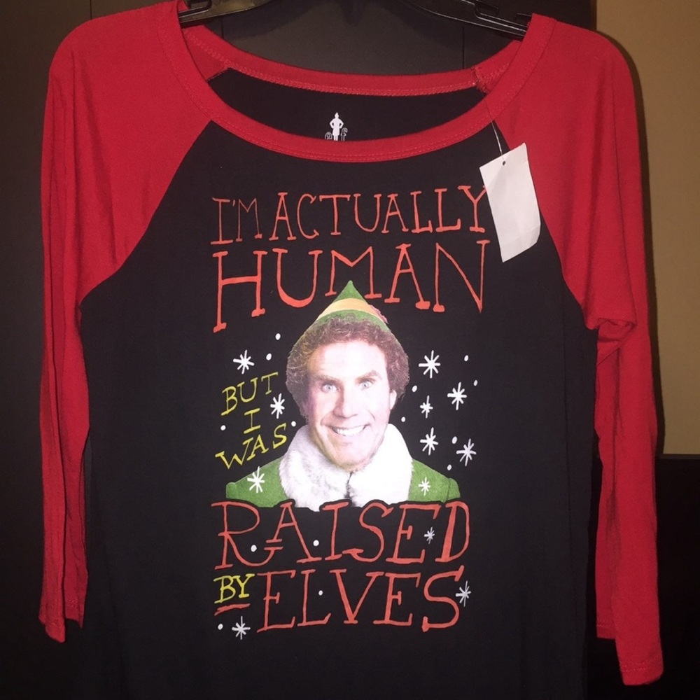 The Elf movie jersey Shirt size medium nwt